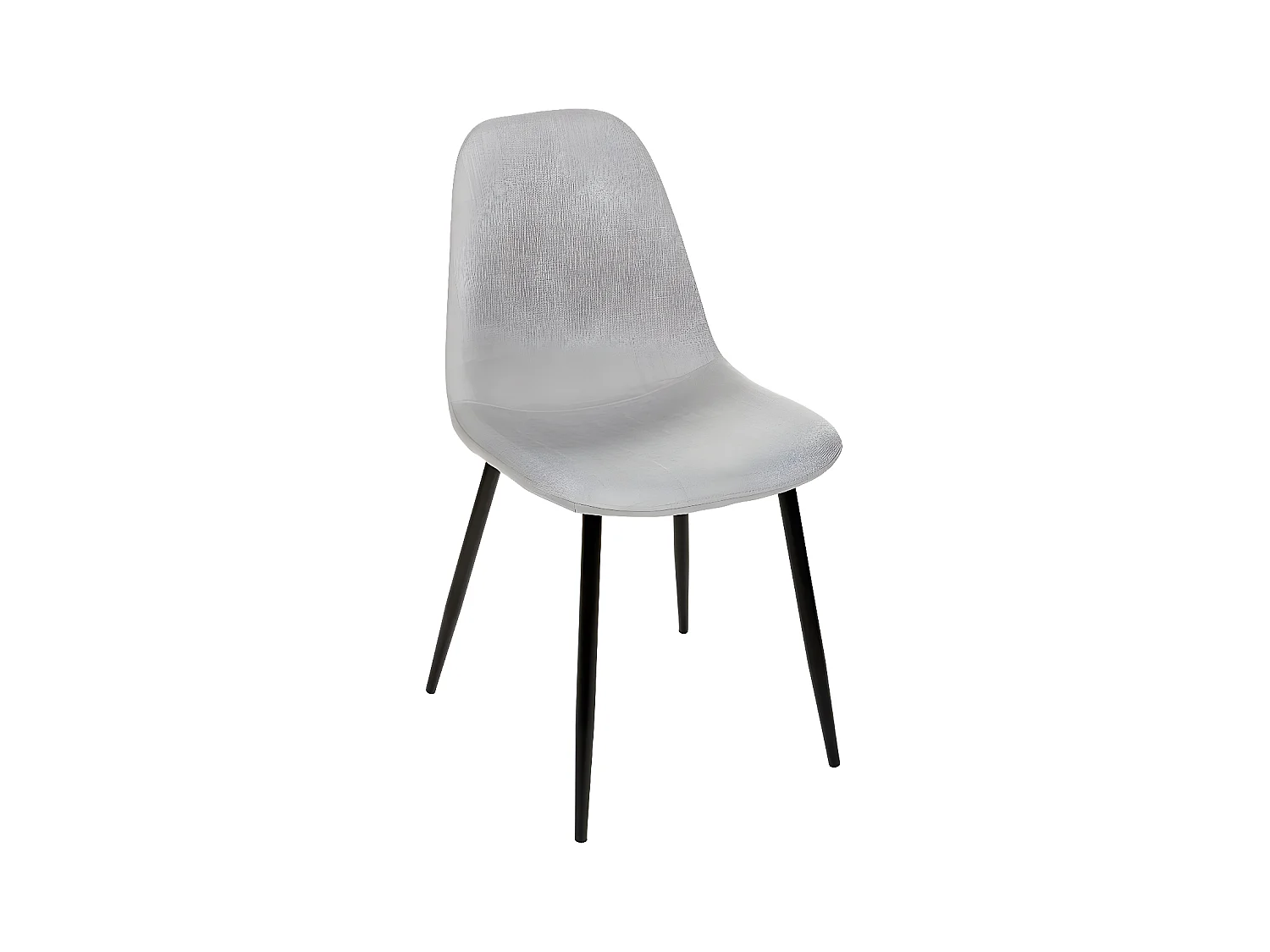 Lot de 4 Chaises Design "Nokas" 85cm Gris
