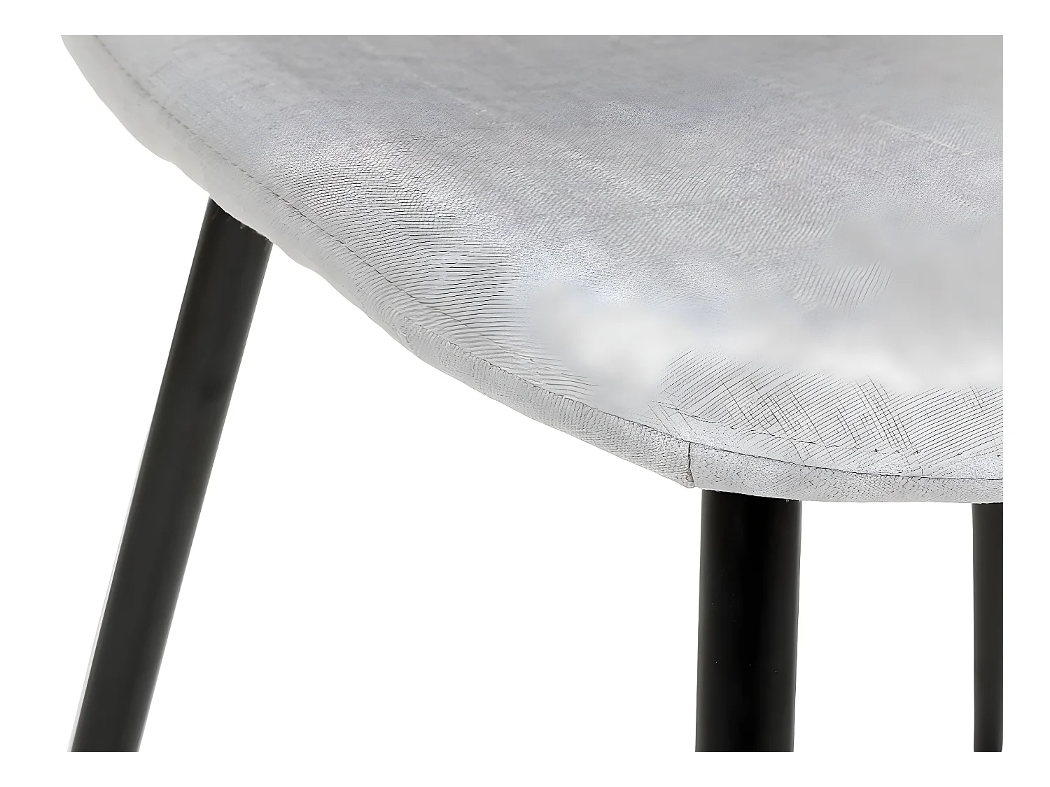 Lot de 4 Chaises Design "Nokas" 85cm Gris