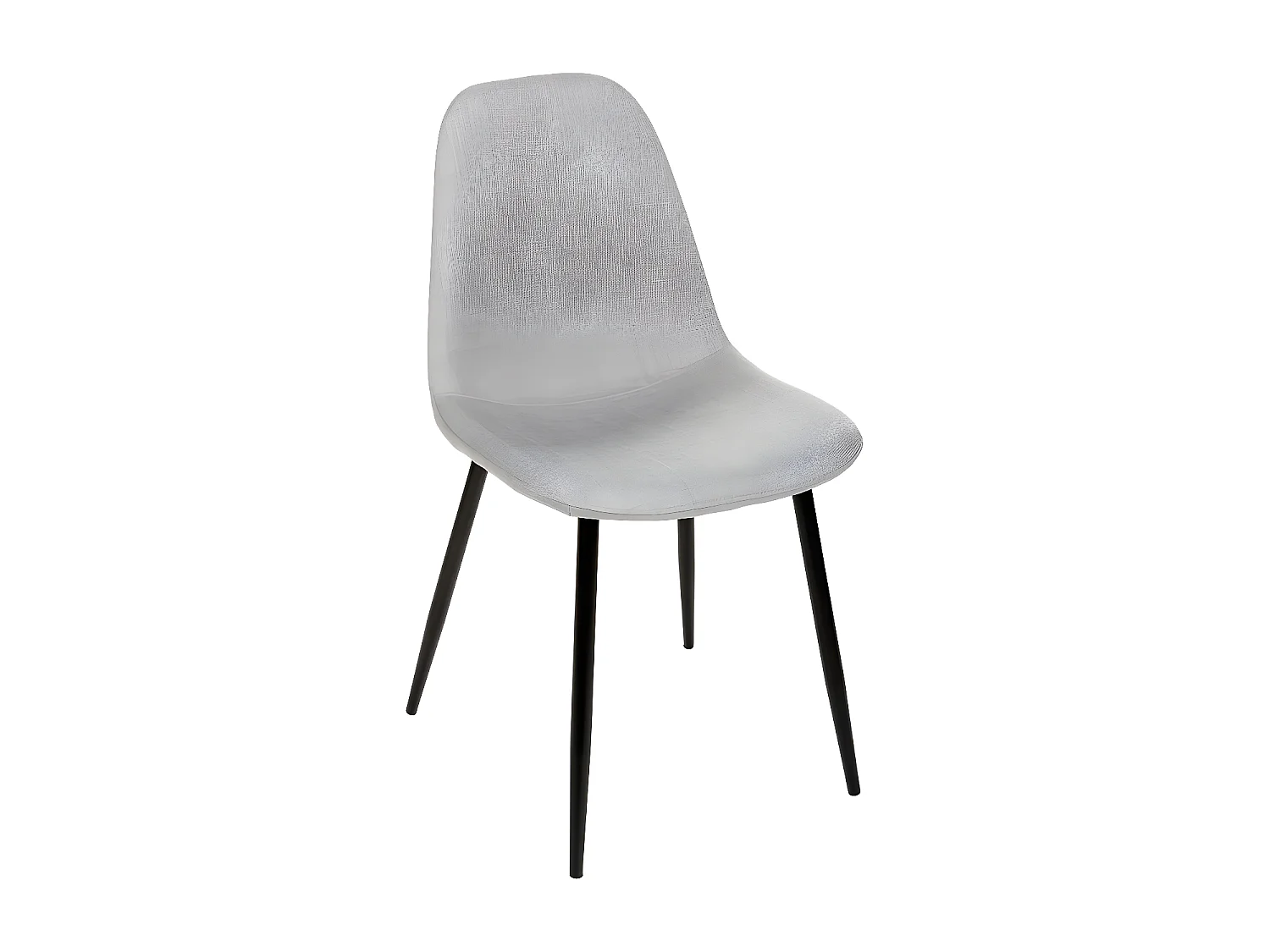 Lot de 4 Chaises Design "Nokas" 85cm Gris