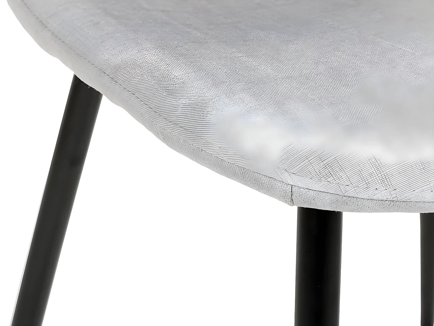 Lot de 4 Chaises Design "Nokas" 85cm Gris