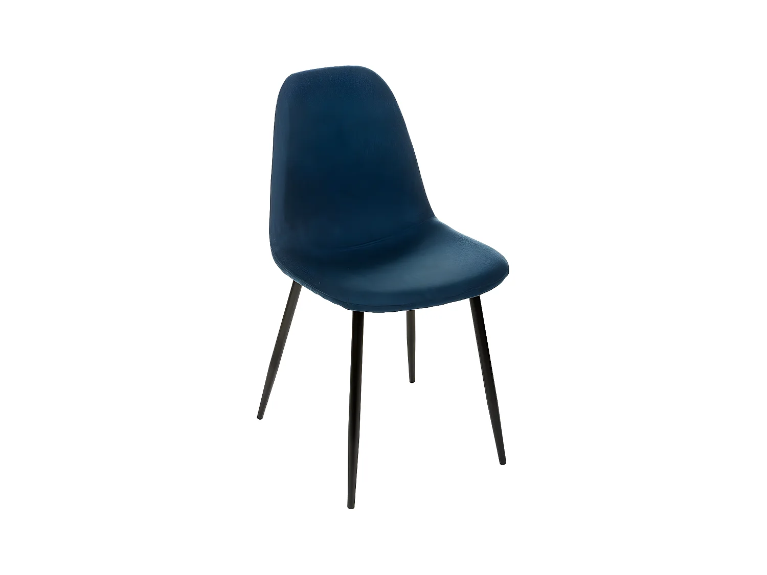 Lot de 4 Chaises Design "Nokas" 85cm Bleu