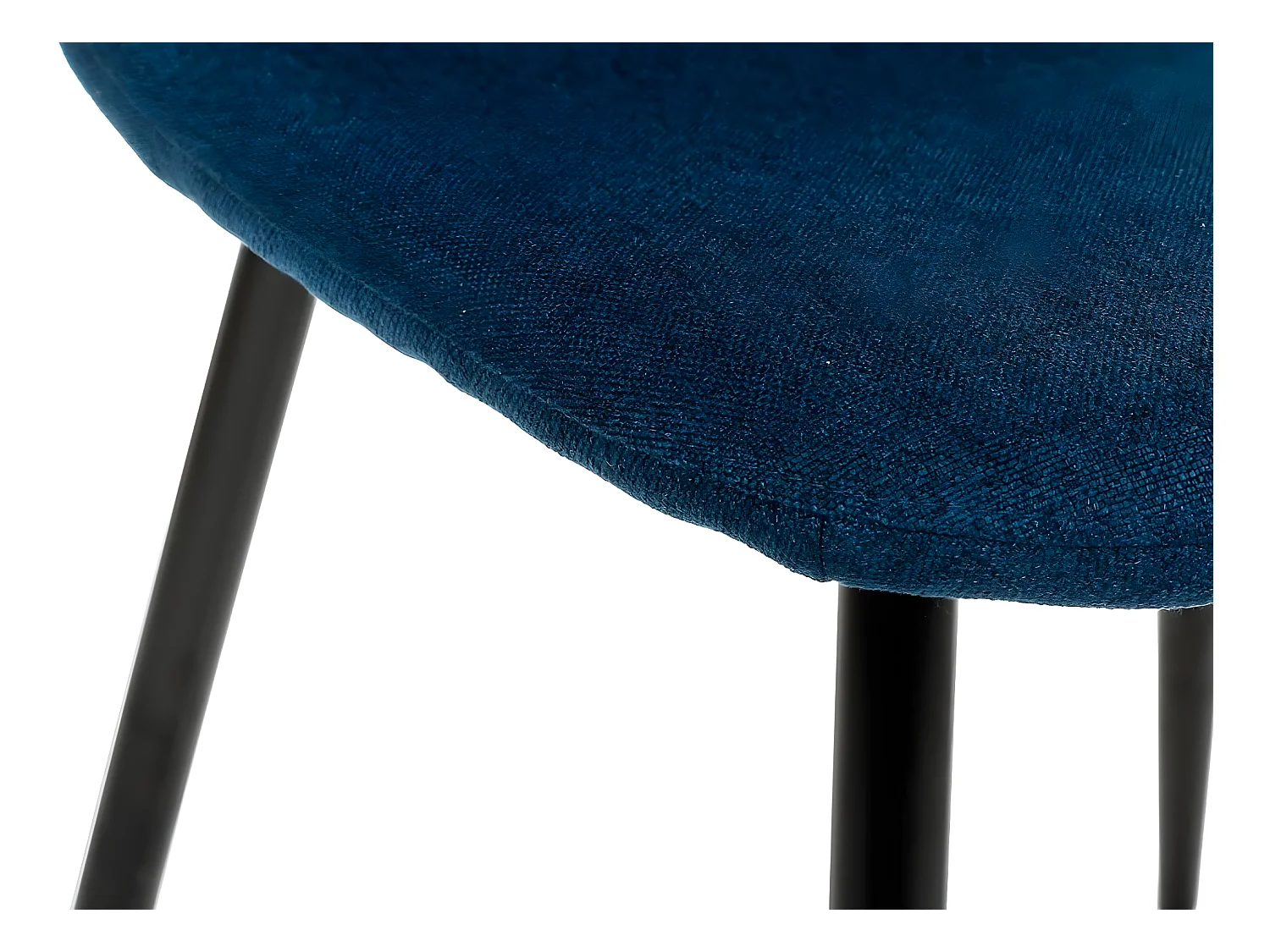 Lot de 4 Chaises Design "Nokas" 85cm Bleu