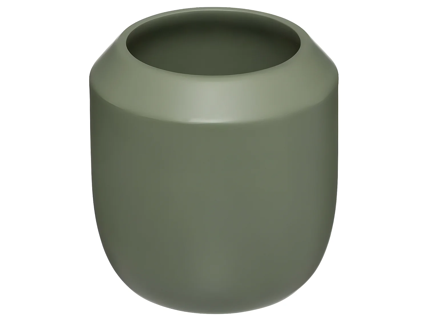 Brosse WC avec support en résine Kaki mat