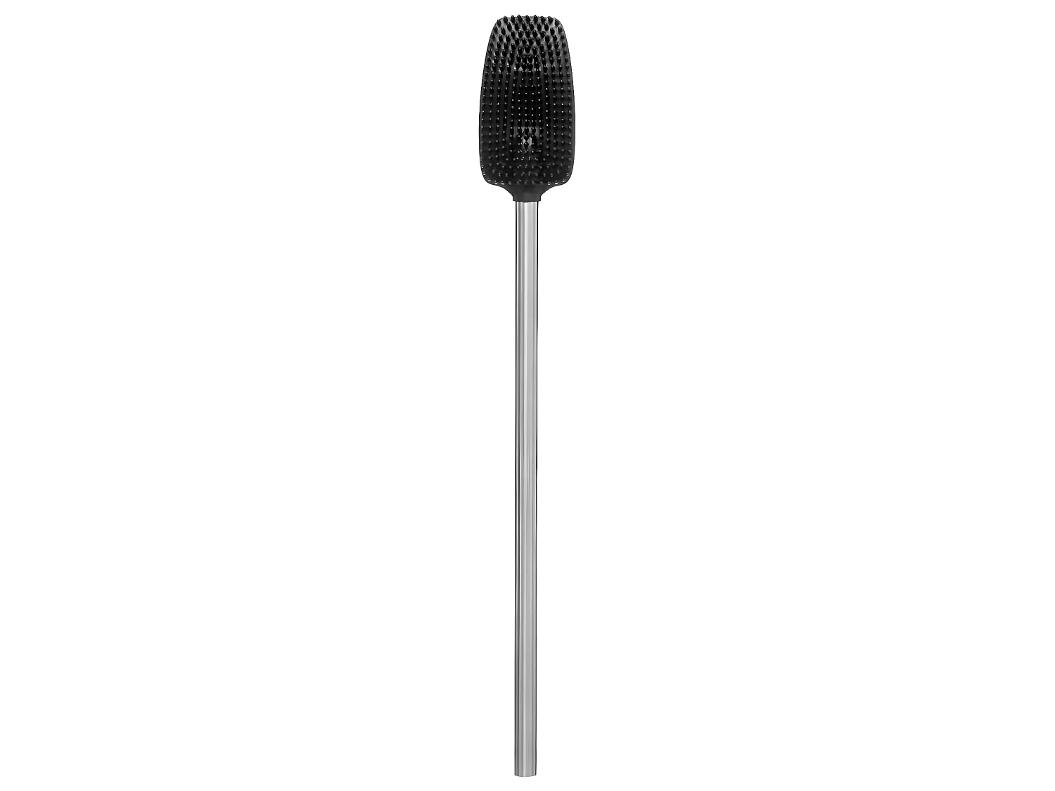 Brosse WC avec support en métal Gris