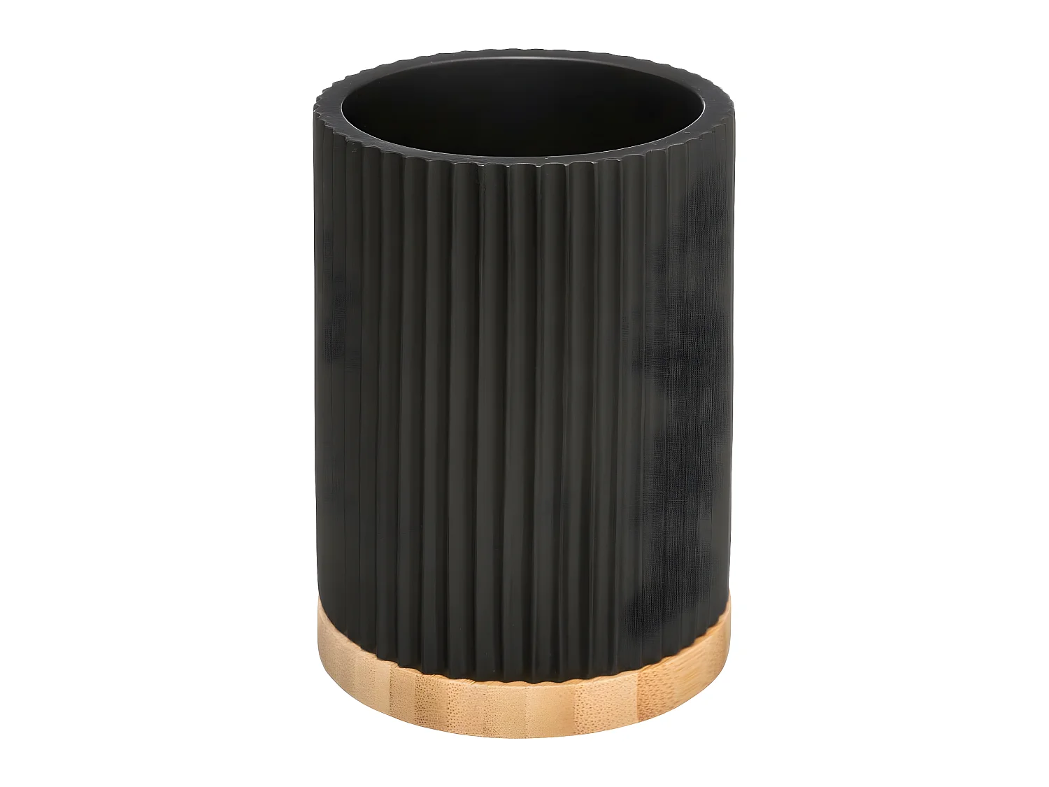 Brosse WC avec support en résine Noir charbon