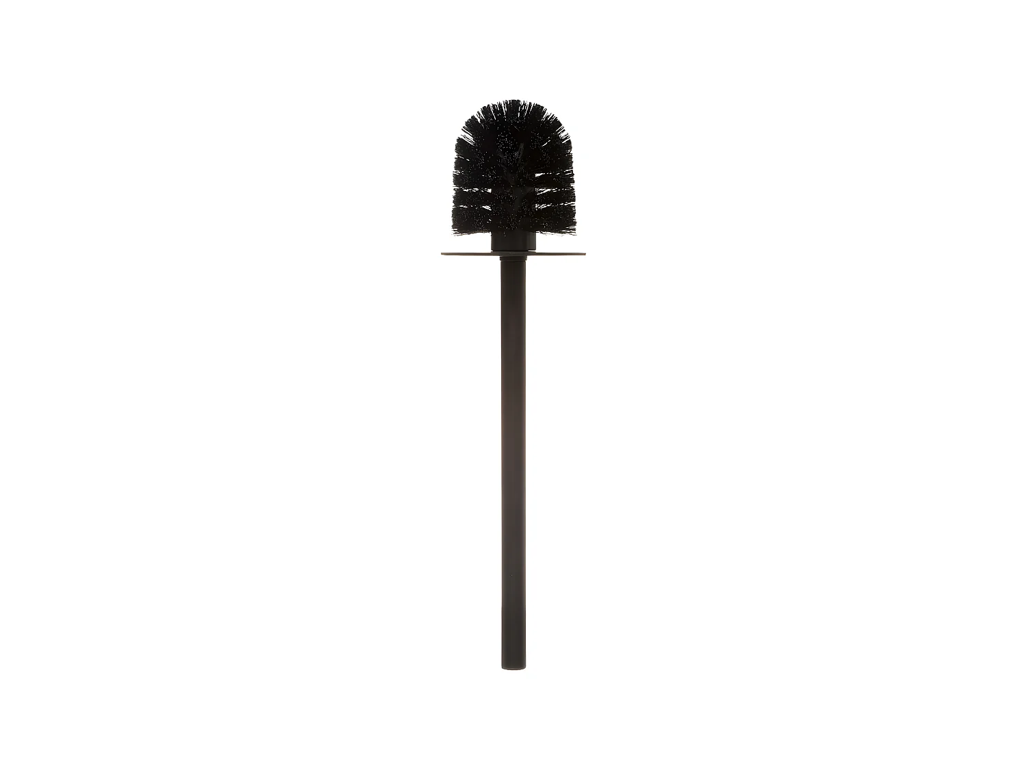 Brosse WC avec support en résine Noir charbon