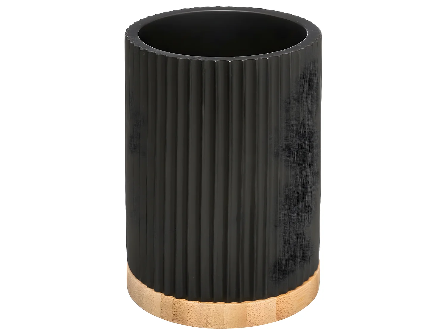 Brosse WC avec support en résine Noir charbon