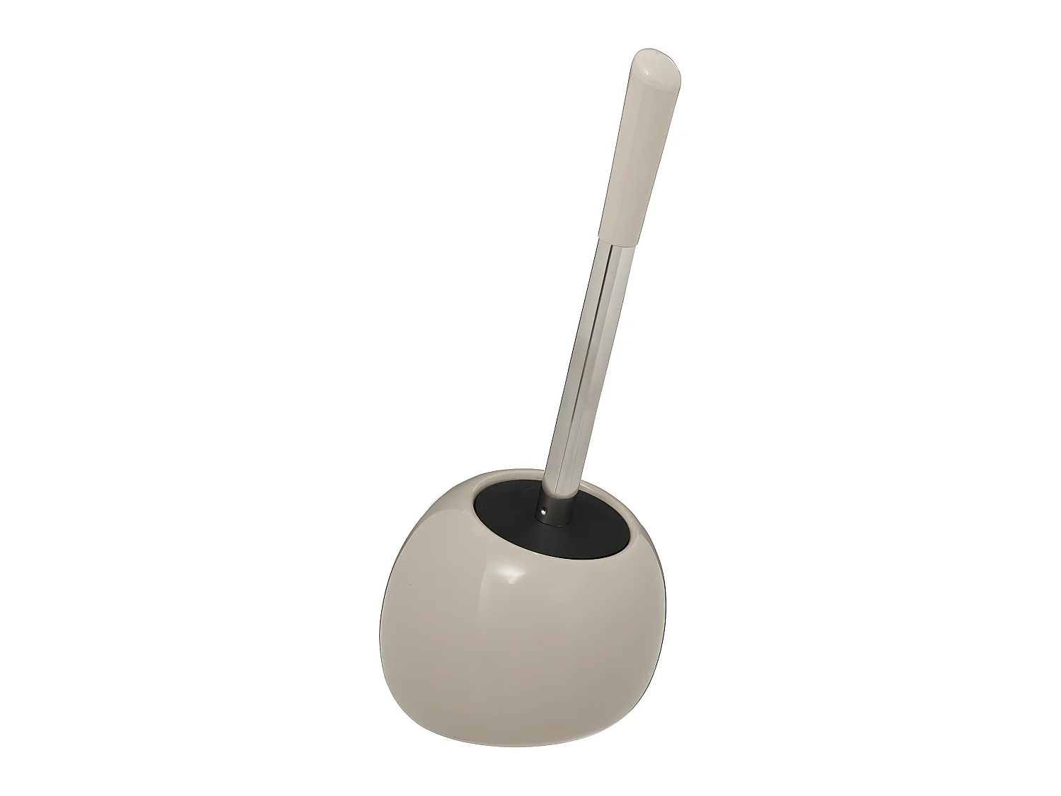 Brosse WC avec support en céramique Beige Lin