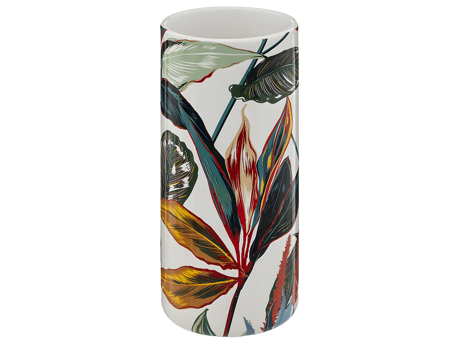 Brosse WC avec support en céramique déco Palawan