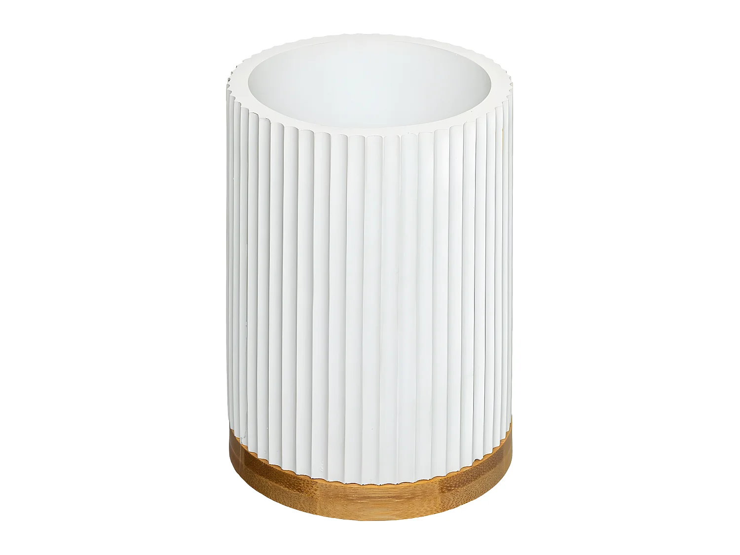 Bote y escobilla wc a rayas