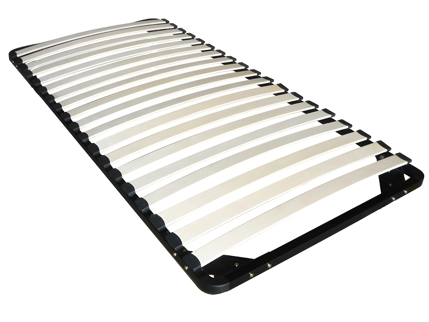 Lit avec tête de lit rangements et tiroir - 90 x 190 cm - Blanc + Sommier - LEANDRE