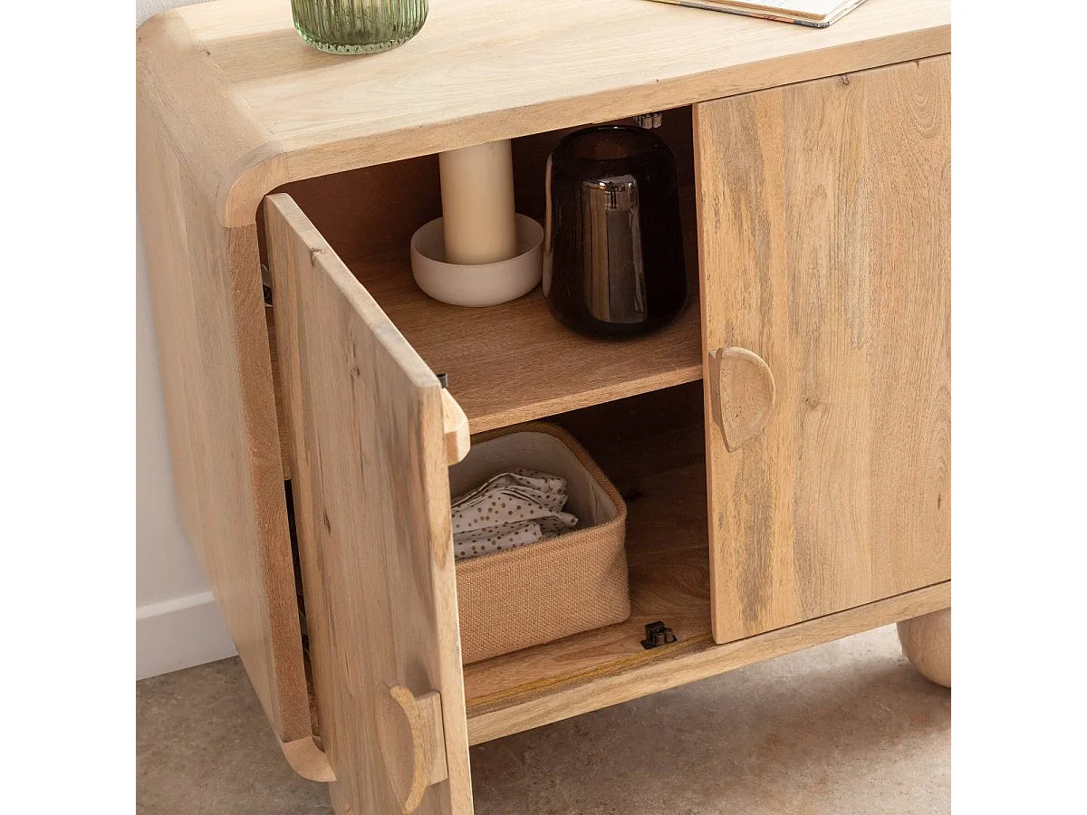 Pequeño aparador en madera de mango Horta