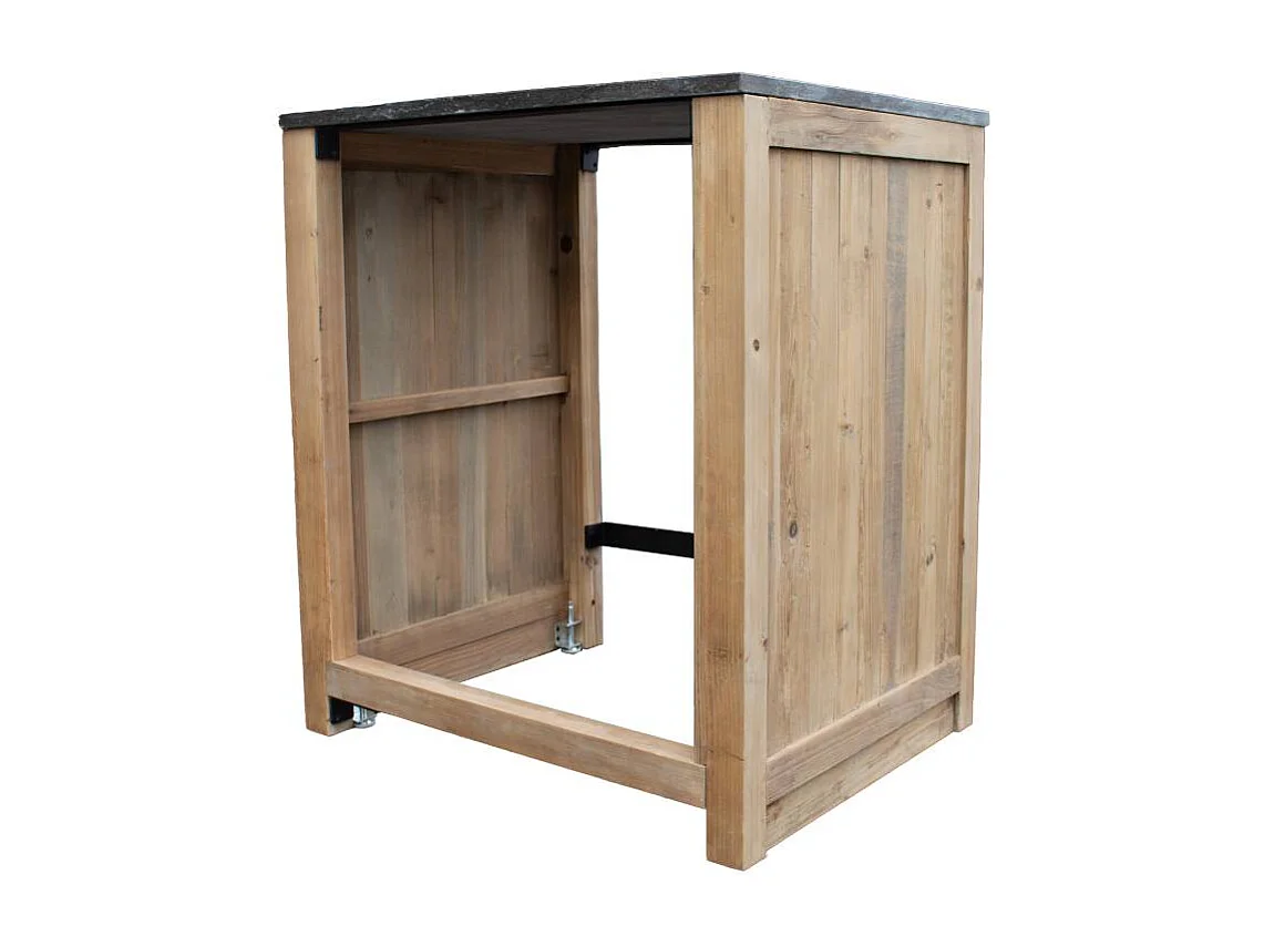 Meuble bas de cuisine pour lave vaisselle Champêtre