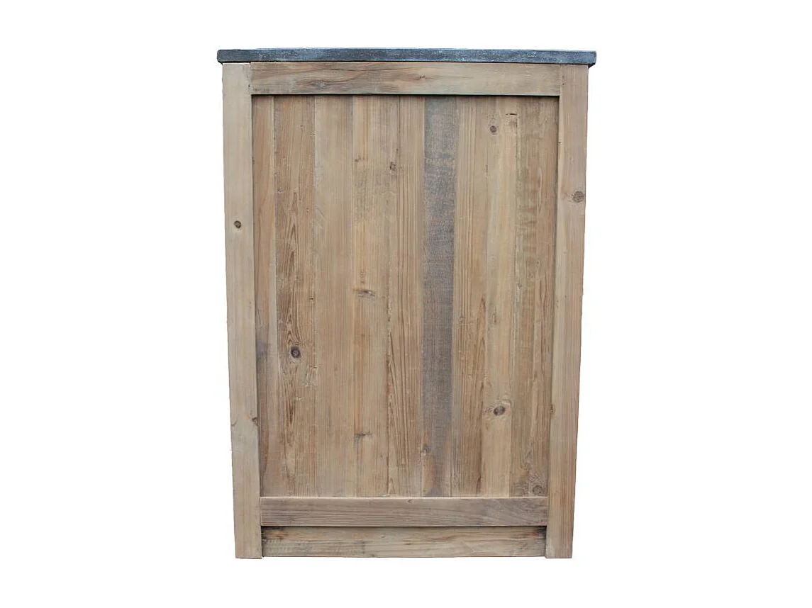 Meuble bas de cuisine pour lave vaisselle Champêtre