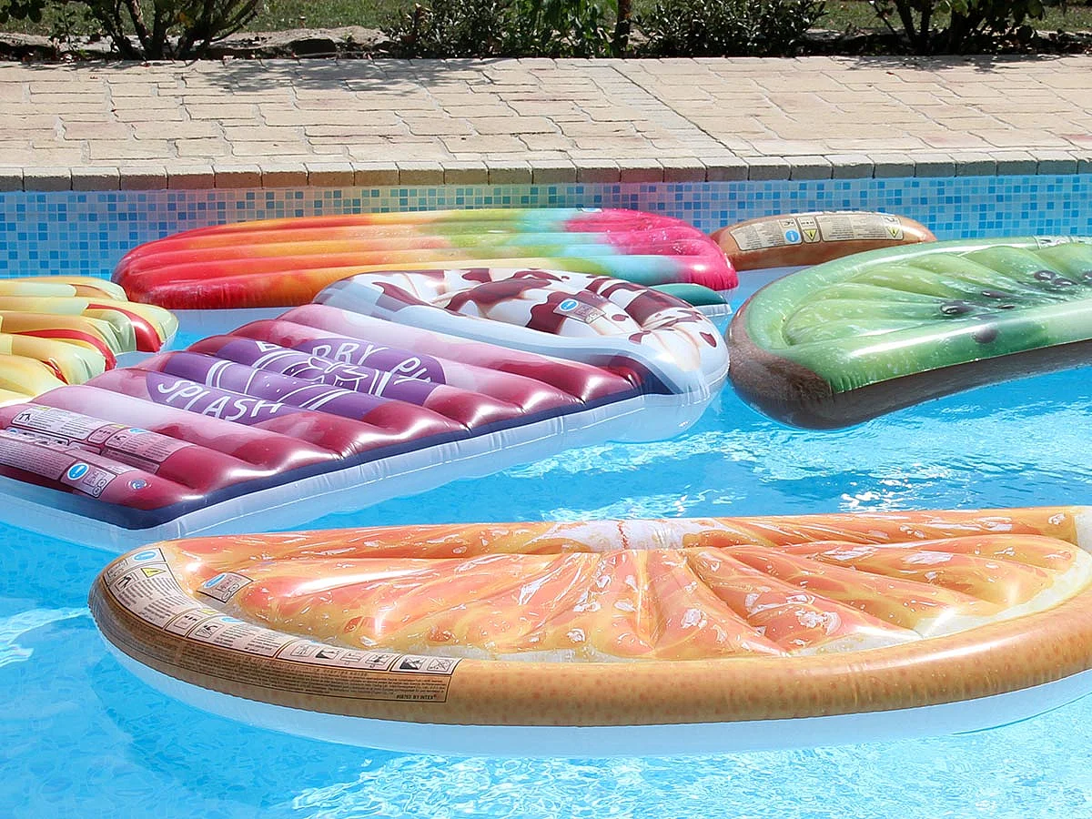 Colchoneta rodaja naranja 178 x 85 cm