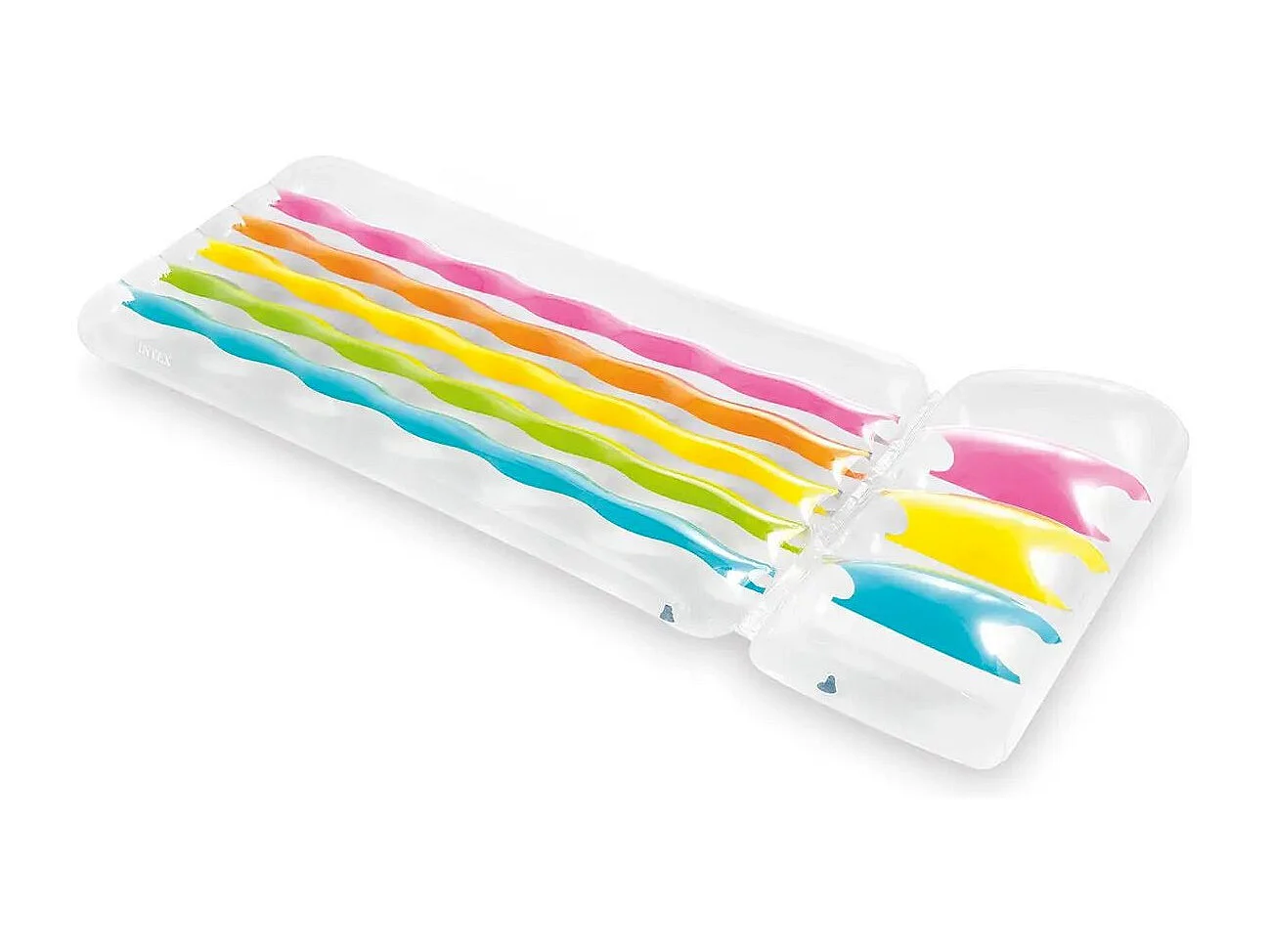 Matelas Gonflable "Arc-en-Ciel" 203cm Multicolore