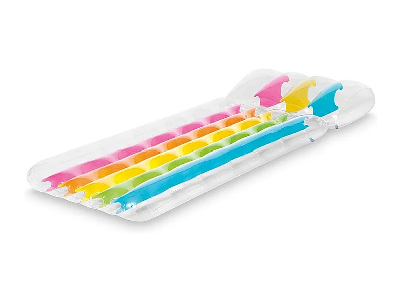 Matelas Gonflable "Arc-en-Ciel" 203cm Multicolore