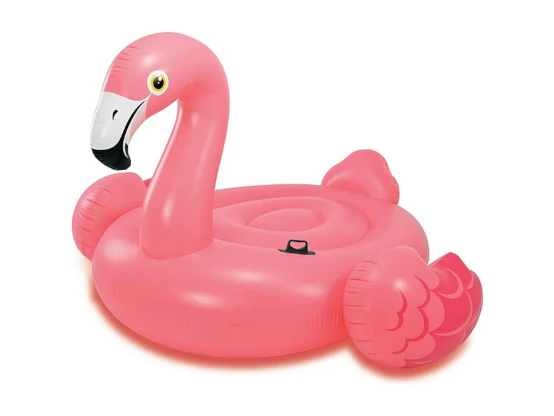 Flamant Rose Gonflable à Chevaucher 142cm Rose