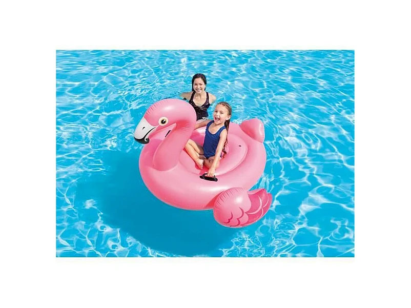 Flamant Rose Gonflable à Chevaucher 142cm Rose