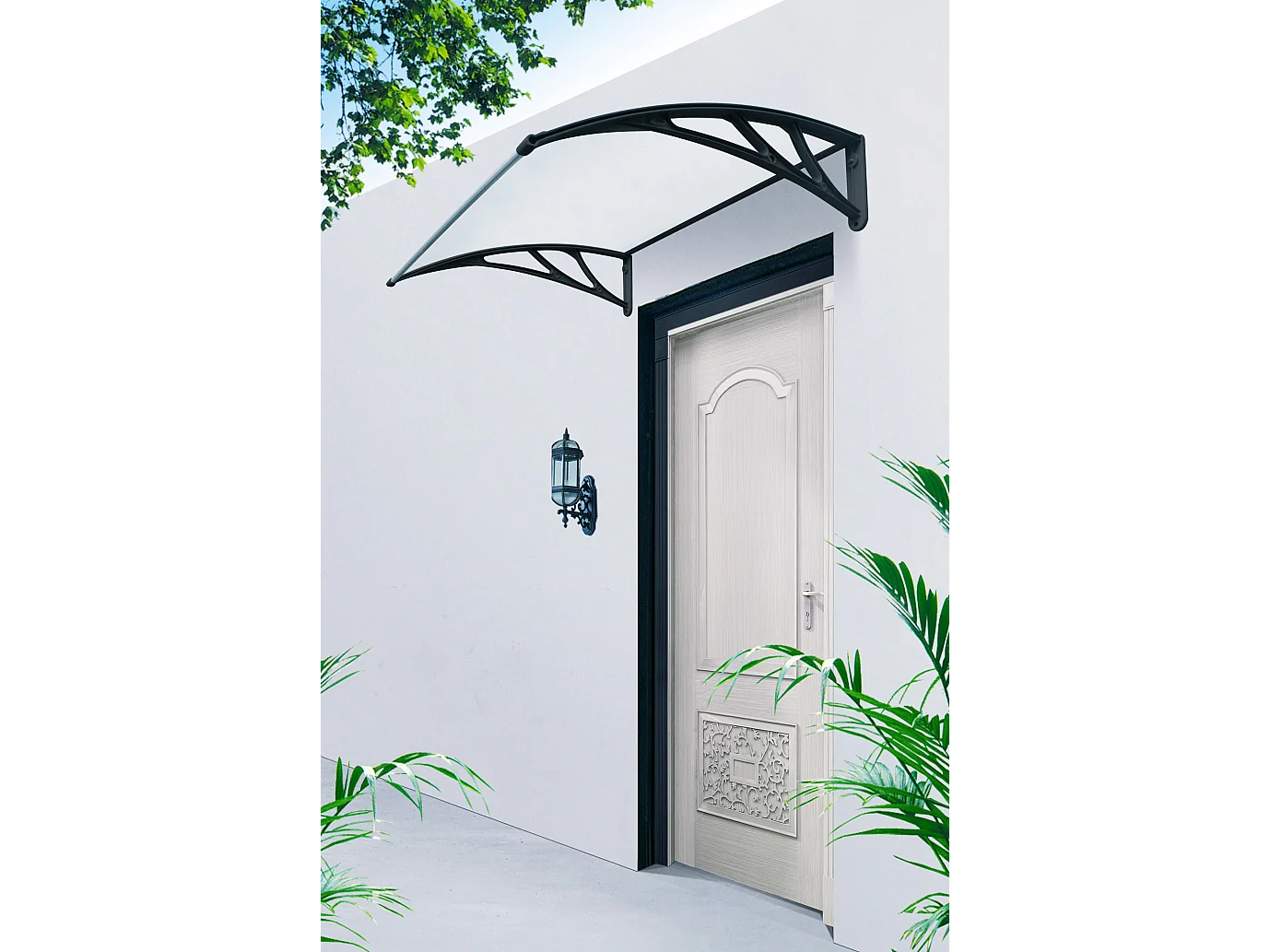 SmartSun Marquee Easy Black 120x80cm. Spessore 5,2 mm extra resistente.  Tettuccio protettivo della porta