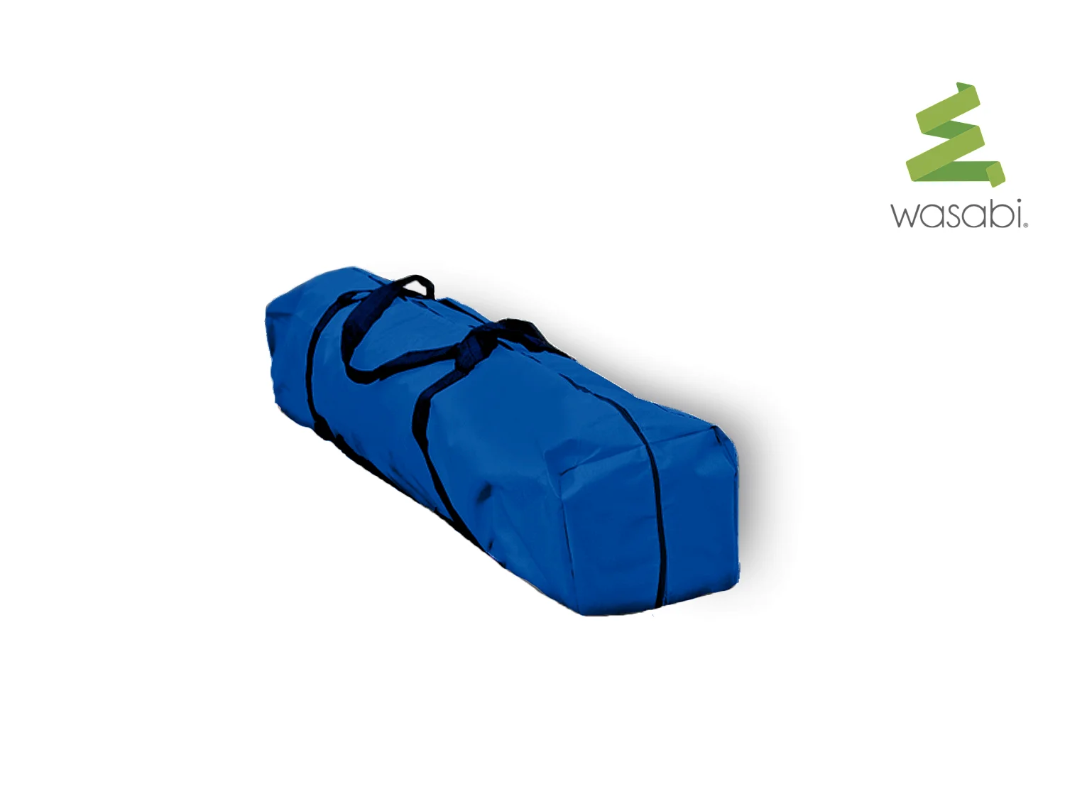 Wasabi - Tonnelle Pliante 3x3 m Bleue - Bâche Nylon - Protection Eau et Soleil - Piquets - Structure Acier – Pergola Jardin