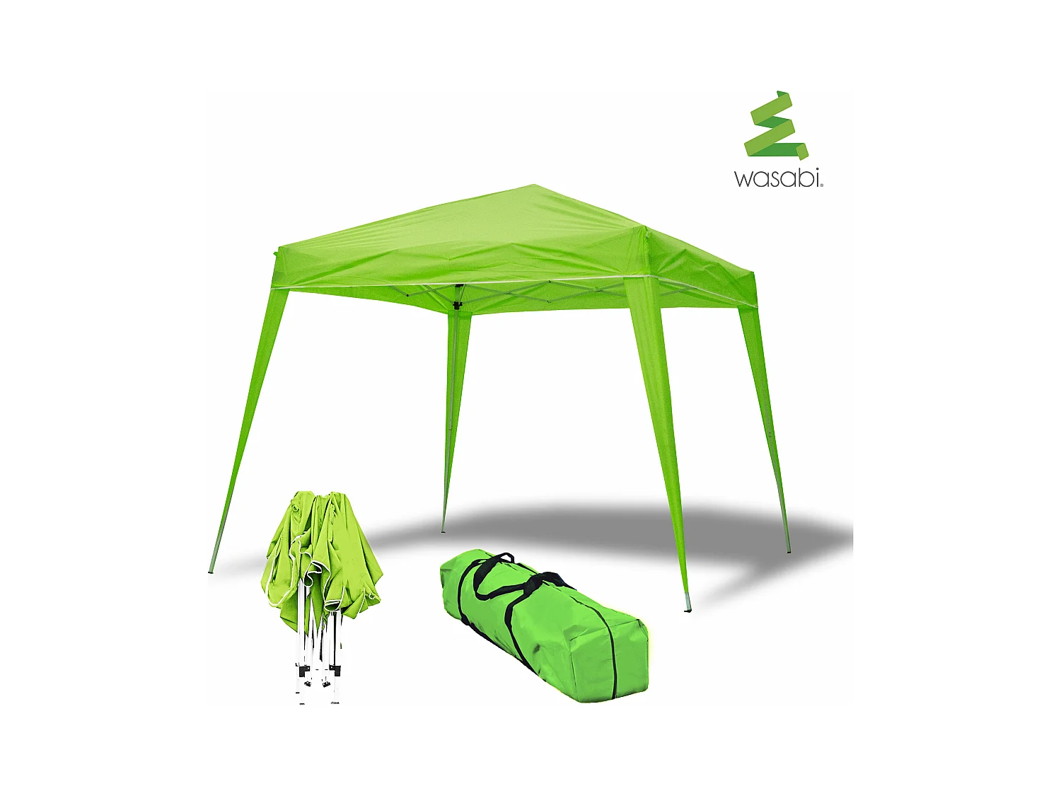 Wasabi Compact 3x3m tenda pieghevole in alluminio verde