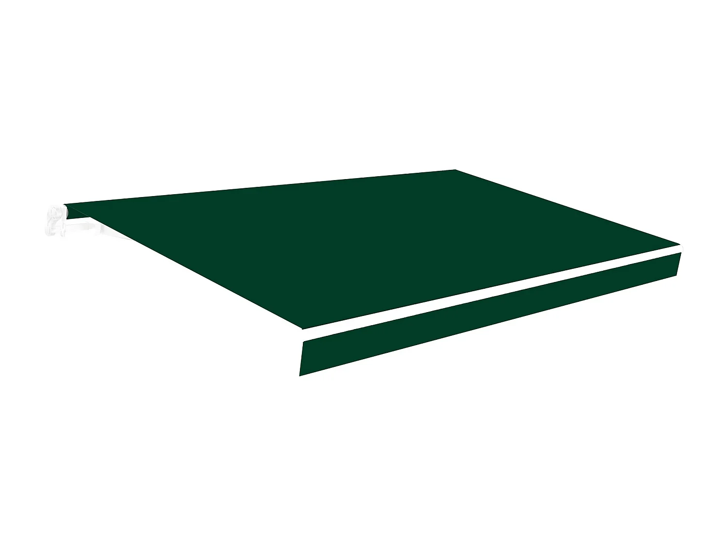 Telone in poliestere verde per tenda da sole 3x2m