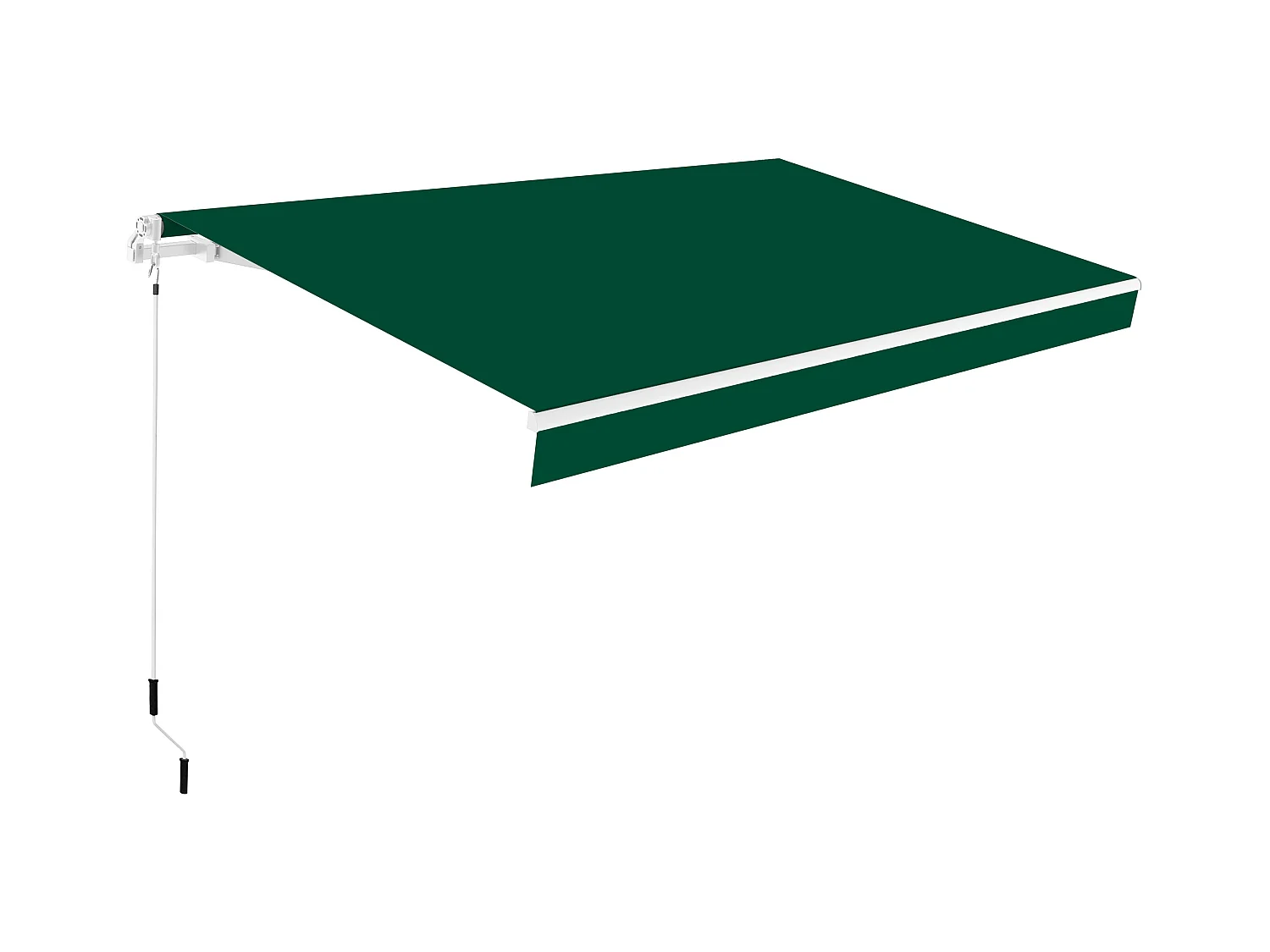 Tenda manuale completa 4x2,5m Smartsun Verde telone in poliestere