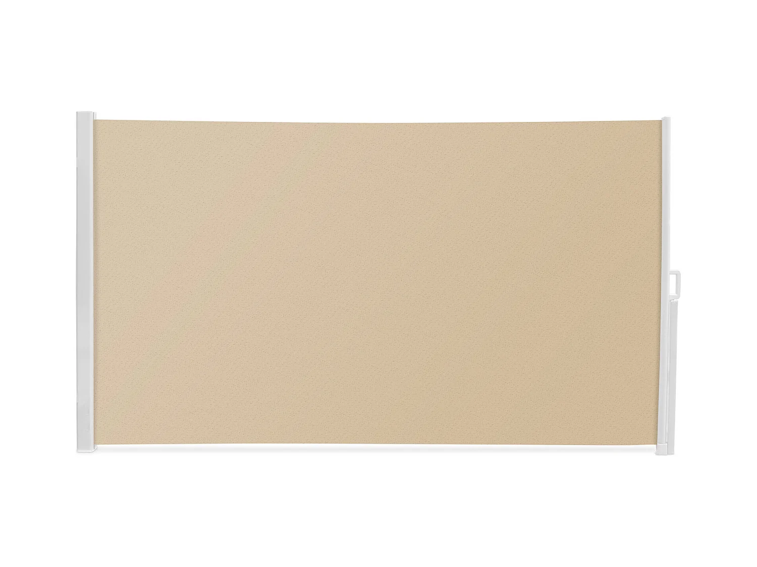 Wasabi - Paravent Extérieur Rétractable 140x300cm - Kit d'ancrage - Brise vue jardin - Cassette Aluminium - Toile Beige UV