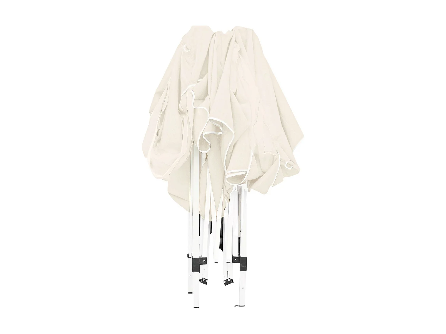 Wasabi - Carpa Plegable 3x3 m Classic Beige – Resistente al Agua – Vientos y Piquetas Fijación – Estructura de Acero – Cenador Jardín – Exteriores Camping Fiestas