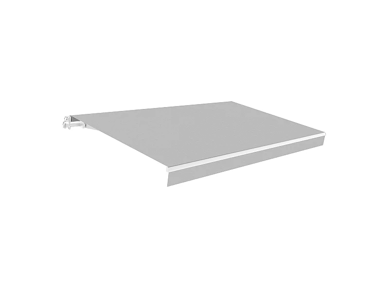 Wasabi - Toldo Enrollable 3x2 Gris – Lona Acrílica UV – Estructura Aluminio Antracita – Inclinación Regulable – Manivela Incluida – Retráctil Terraza