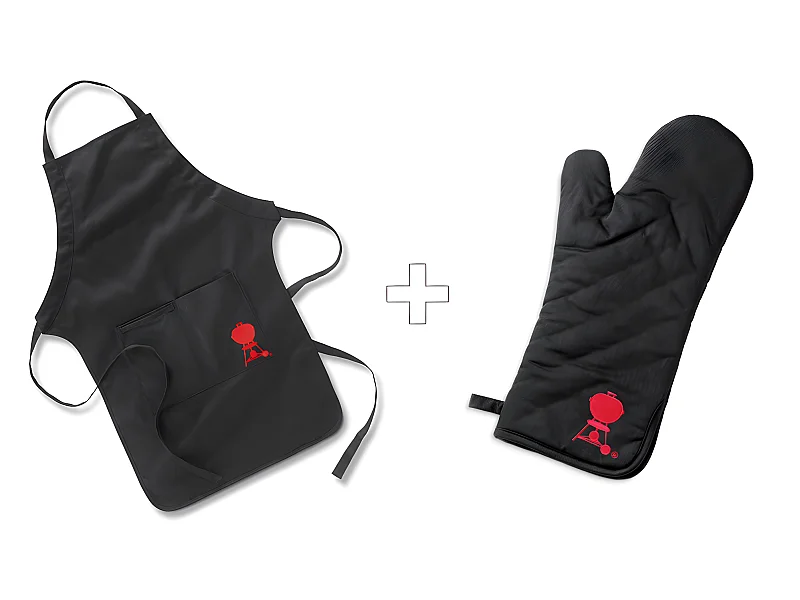 Pack Tablier + Gants de cuisson Weber