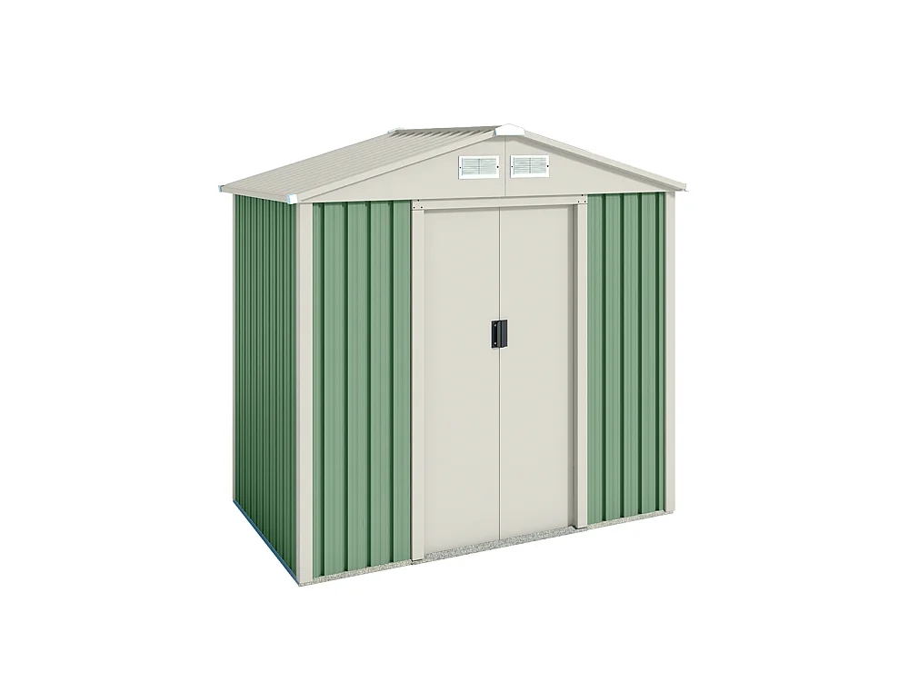 Capannone da giardino in metallo Nybro 2,43m2 - 10 anni di garanzia - 201x121x176cm. Capanno da giardino