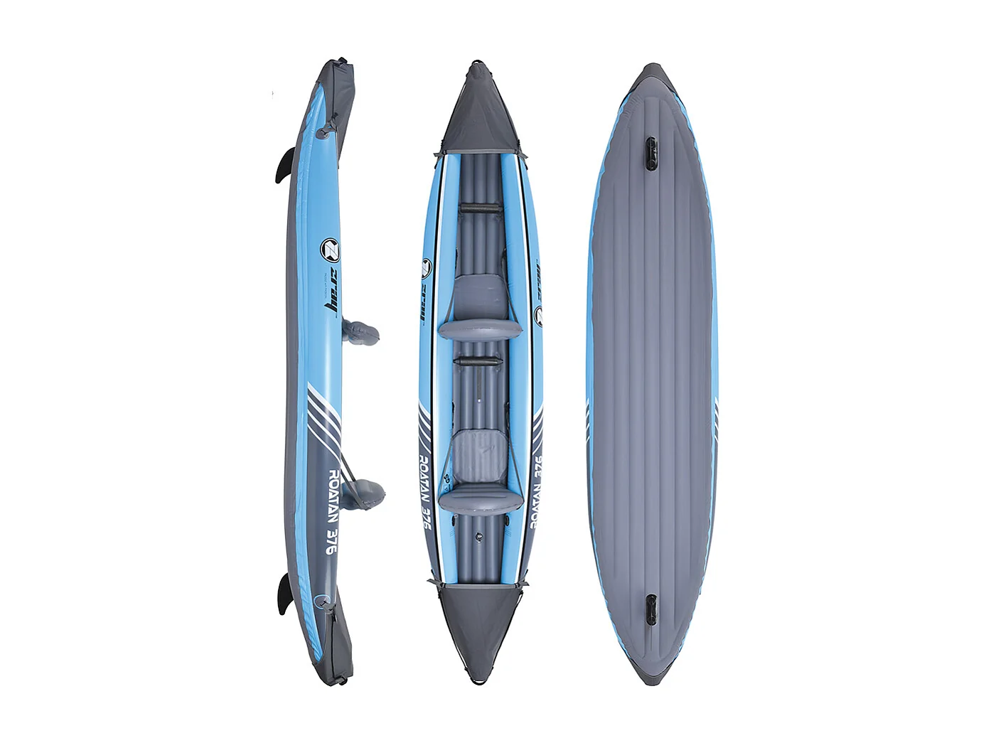 Kit kayak gonflable 2 places Roatan avec rames et gonfleur - Zray