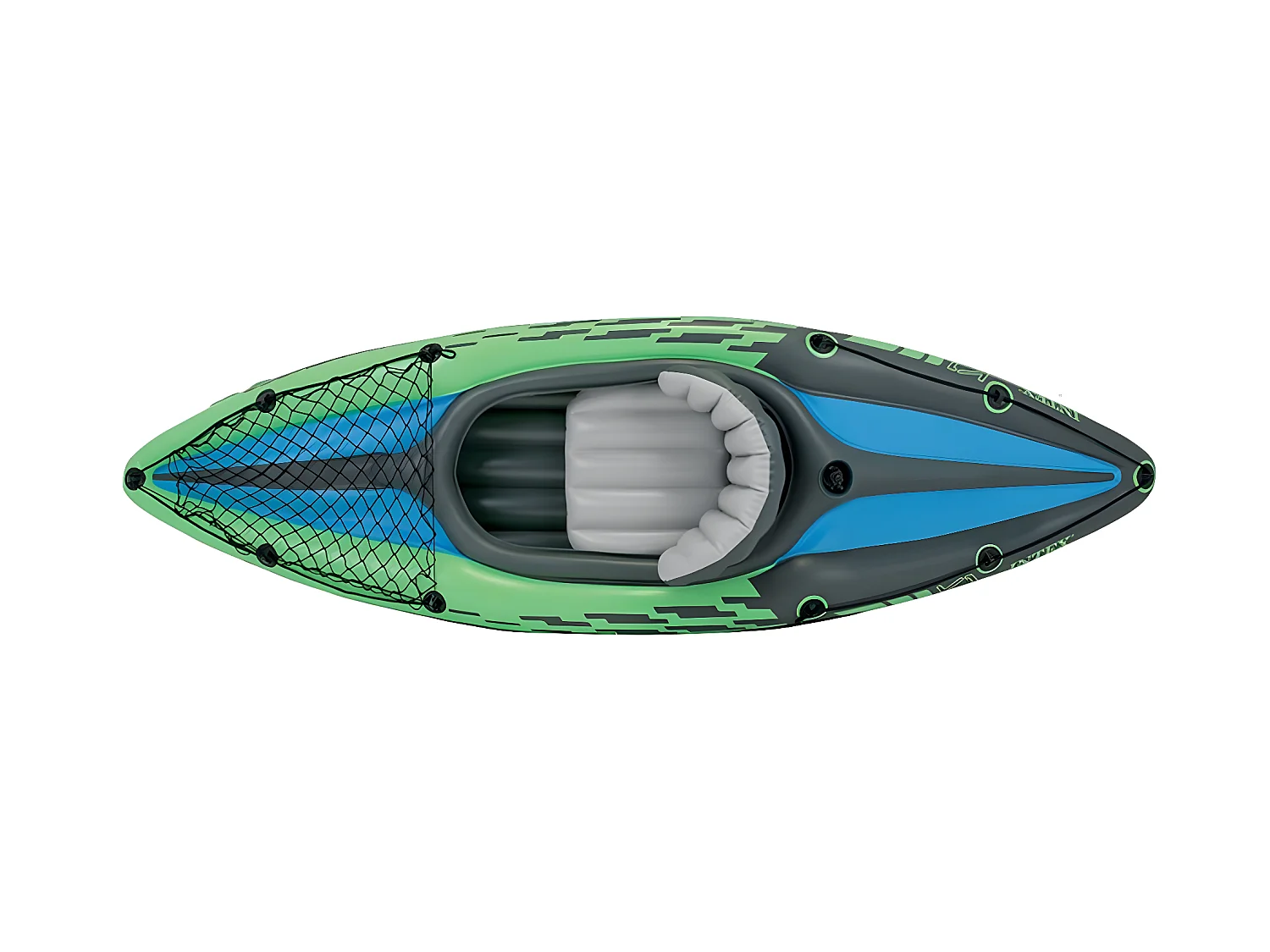 Kit kayak gonflable 1 place Challenger K1 avec rame et gonfleur - Intex