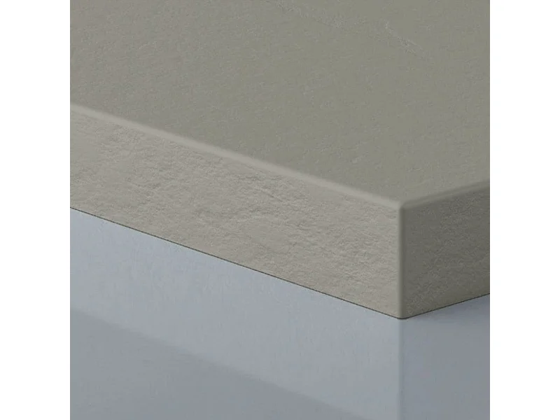 Mineralguss-Duschwanne extra flach LYRA GRAU 100x180cm