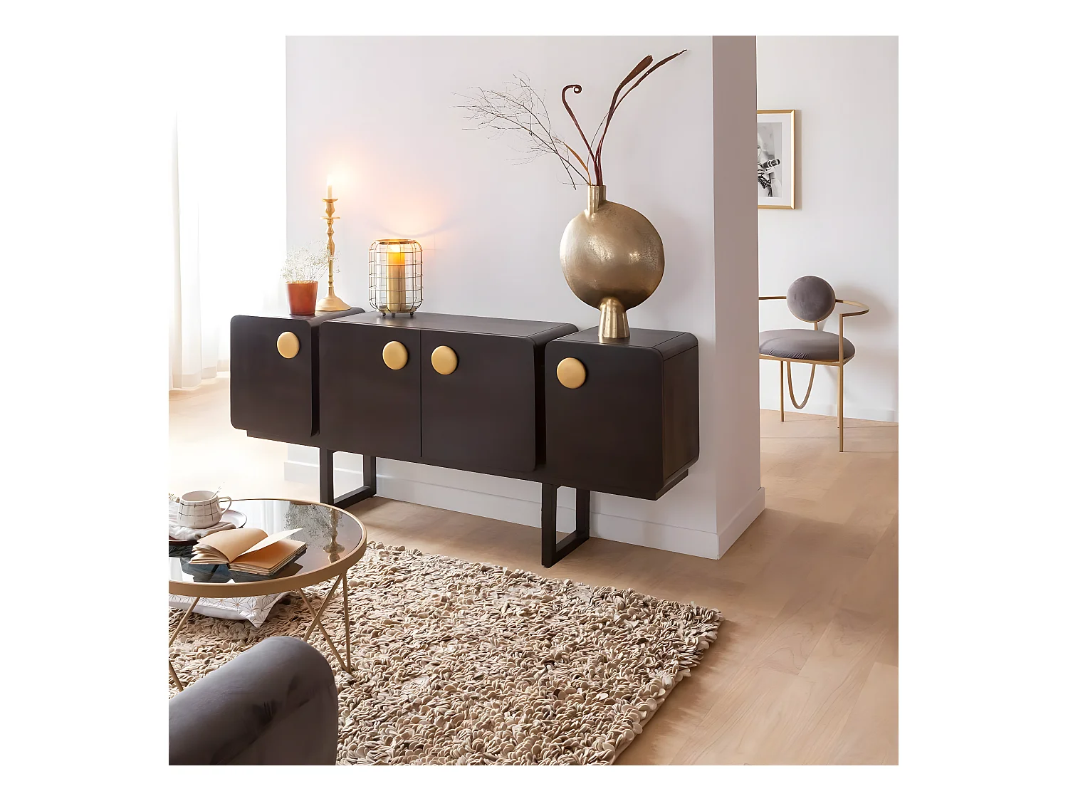 Buffet en bois de manguier Oscar