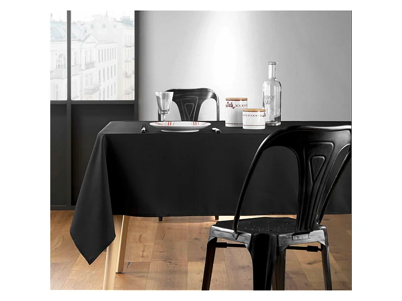Nappe Antitache "Essentiel" 140x250cm Noir