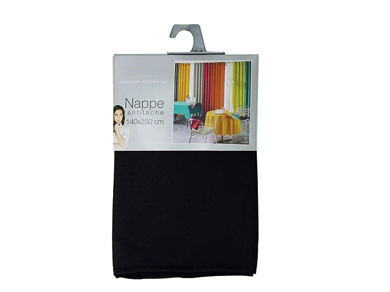 Nappe Antitache "Essentiel" 140x250cm Noir