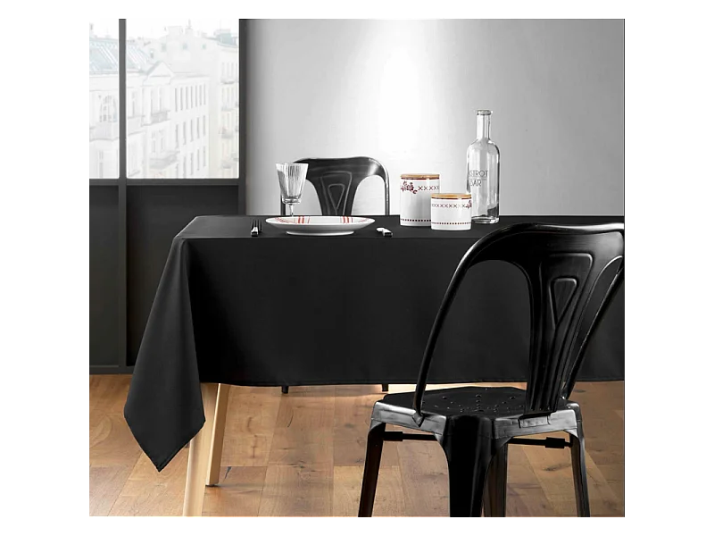 Nappe Antitache "Essentiel" 140x250cm Noir