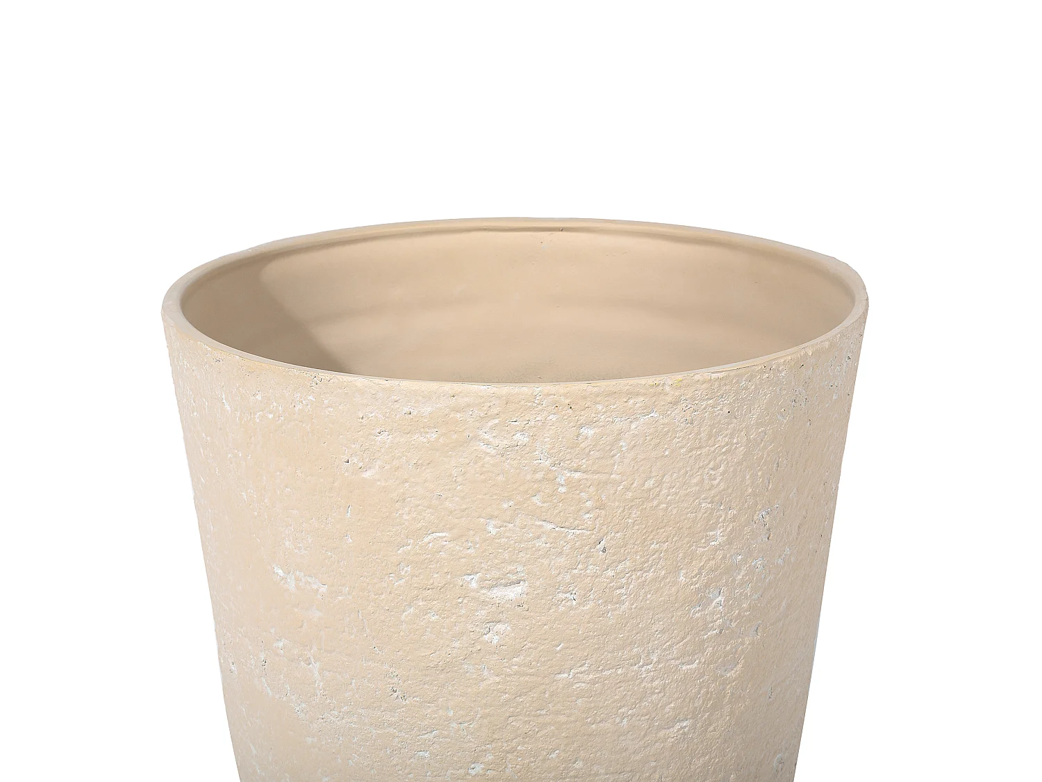 Set van 2 bloempotten CAMIA Steen 35 cm Beige