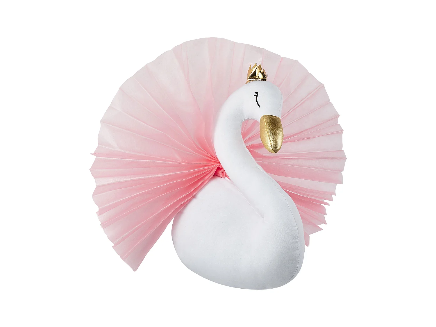 Décoration murale pour enfants Cygne ODETTA Coton 32 cm Blanc