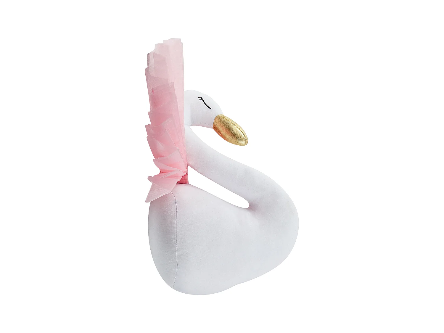 Décoration murale pour enfants Cygne ODETTA Coton 32 cm Blanc