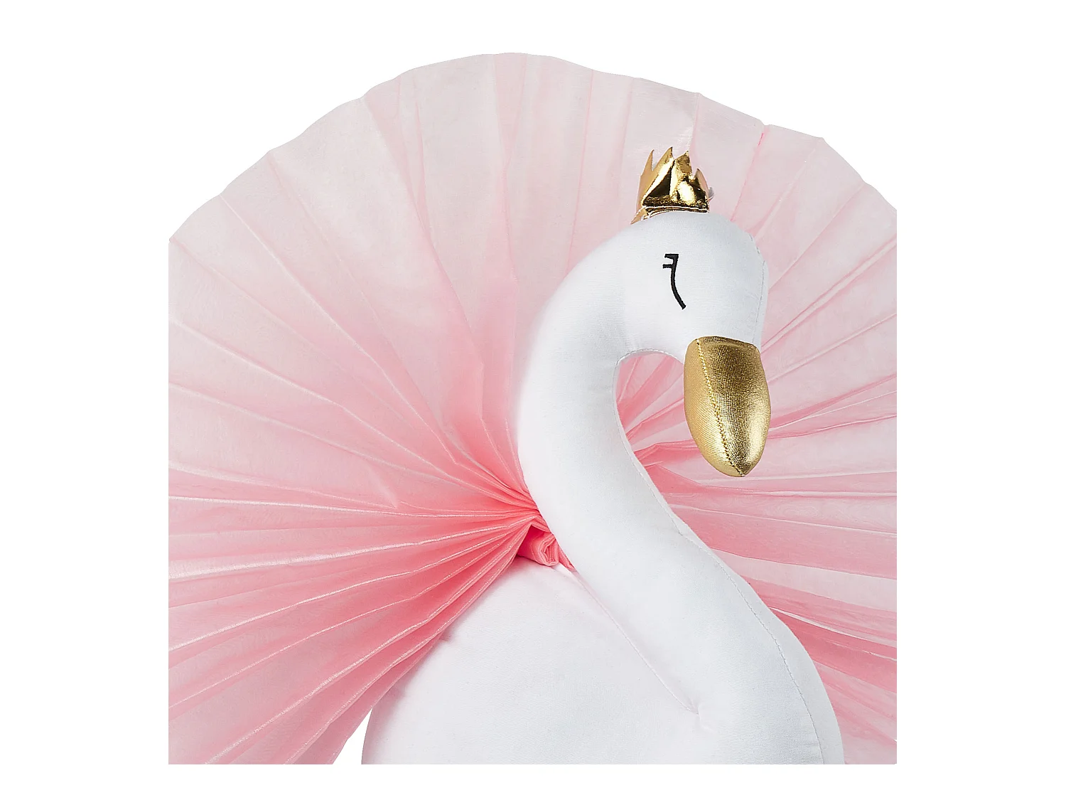 Décoration murale pour enfants Cygne ODETTA Coton 32 cm Blanc