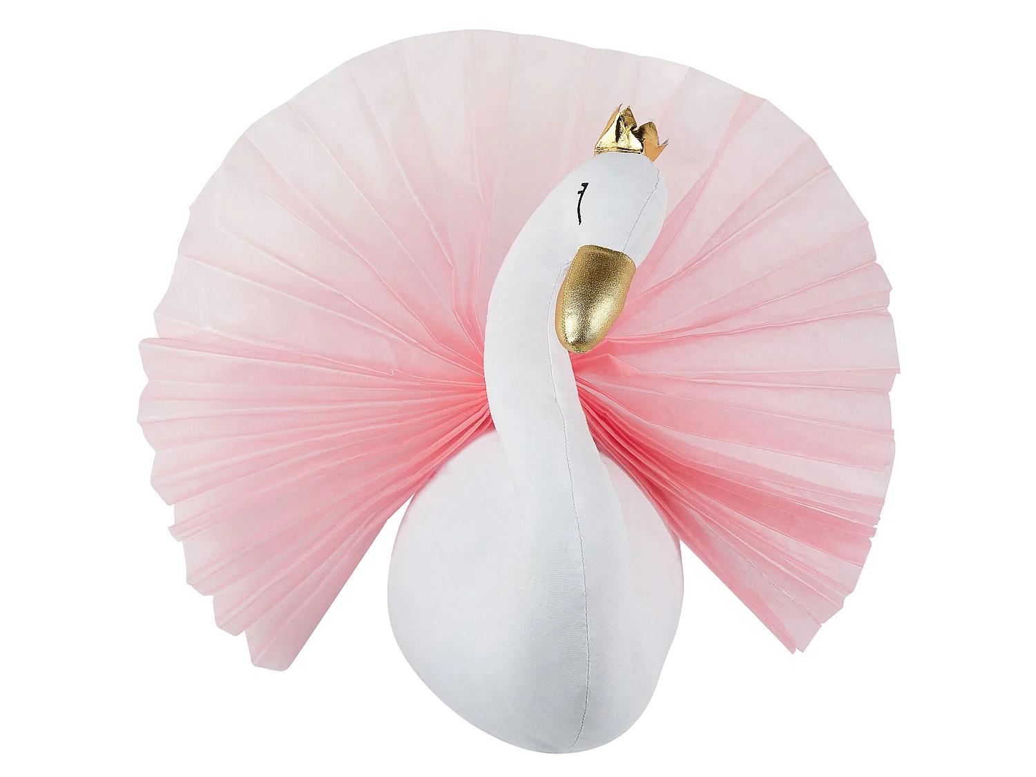 Décoration murale pour enfants Cygne ODETTA Coton 32 cm Blanc