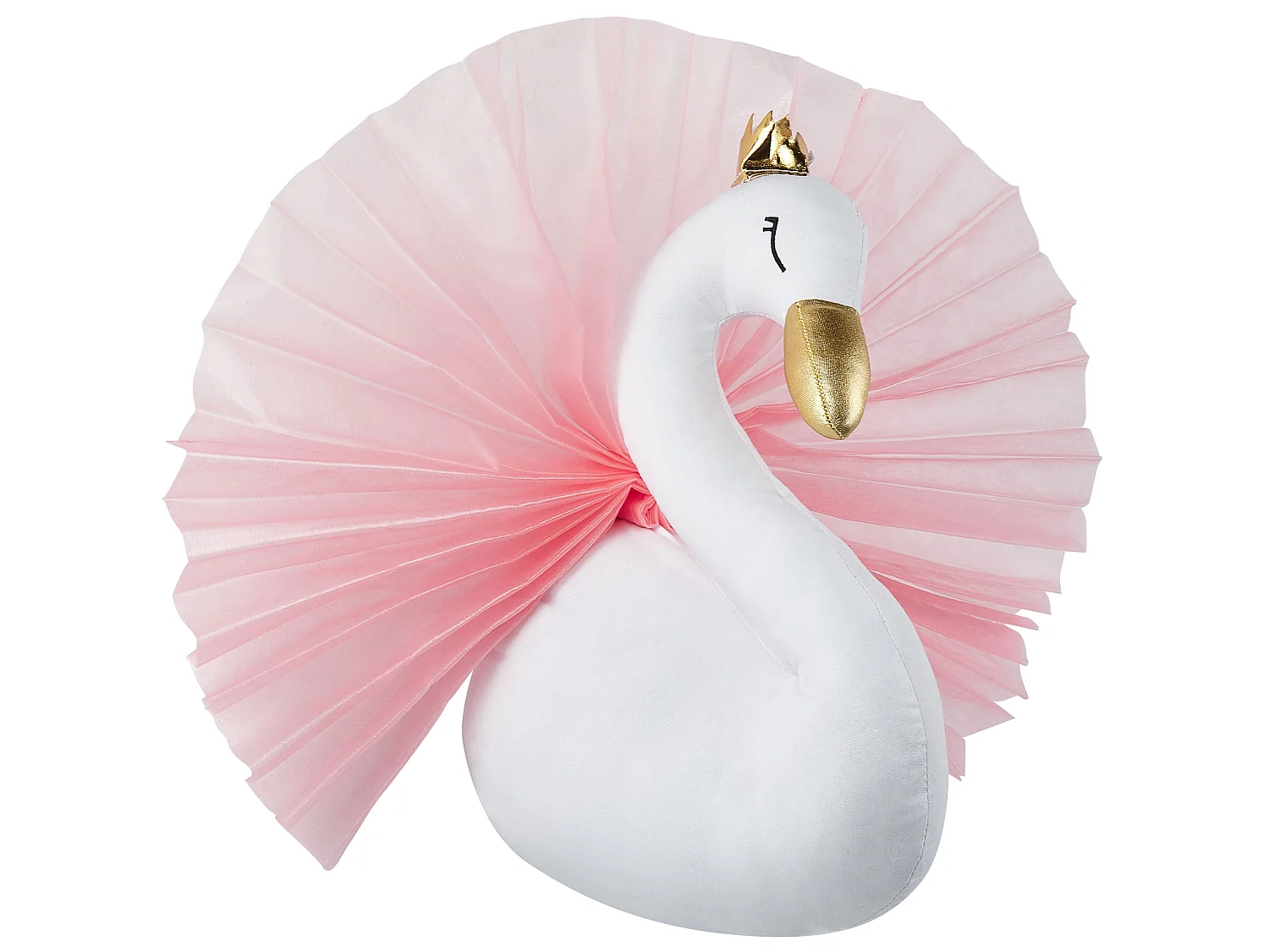 Décoration murale pour enfants Cygne ODETTA Coton 32 cm Blanc