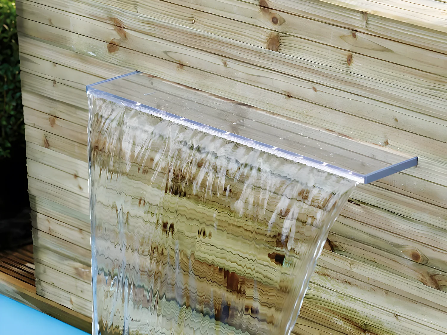 Cascade de piscine Niagara 35 LED transparente 60 cm - Ubbink