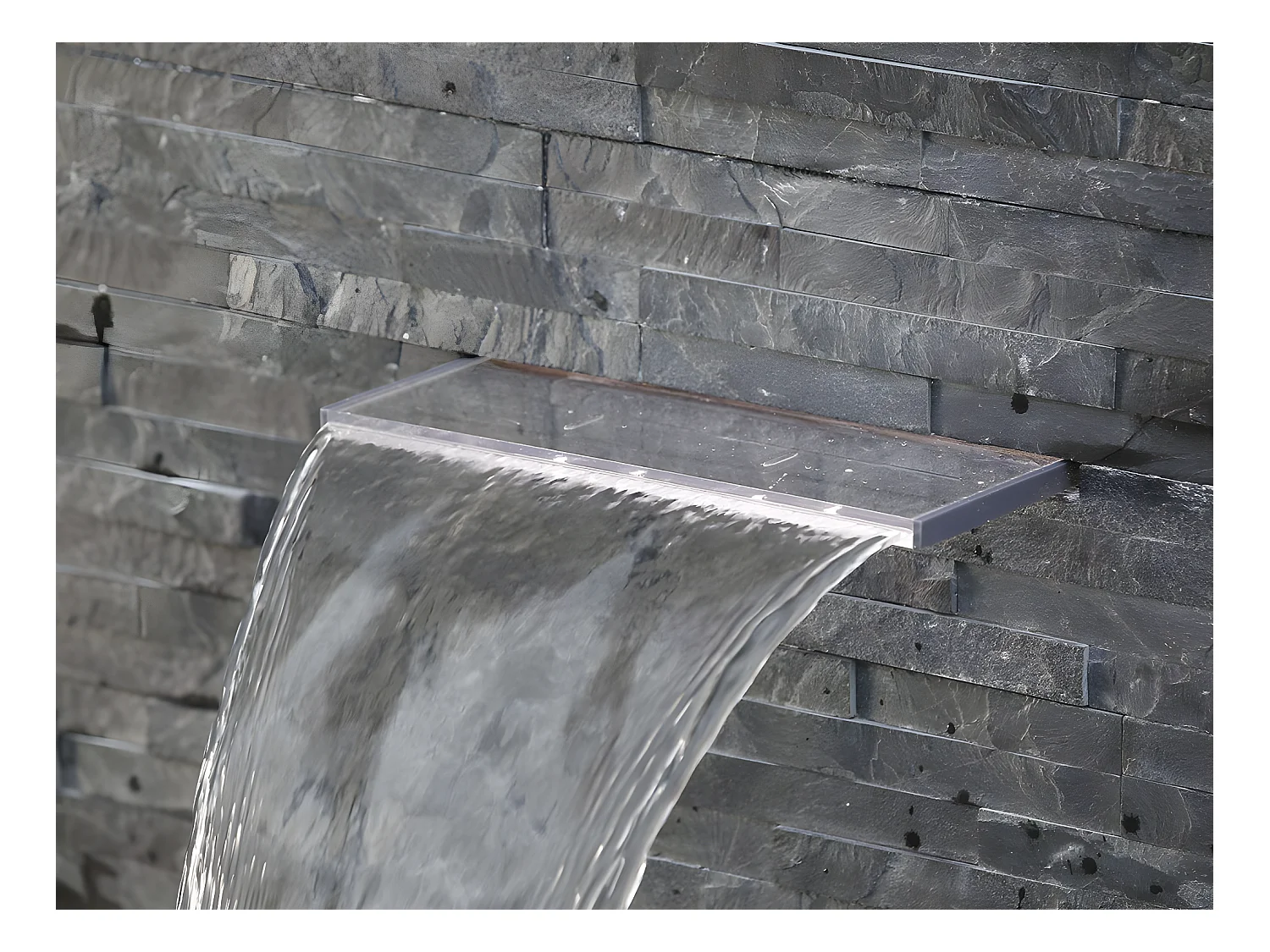 Cascade de piscine Niagara 20 LED transparente 30 cm - Ubbink