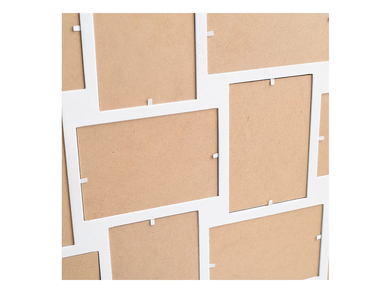 Portafotografie Cornice 12 Foto 10x15 Bianco Mdf 47x60x1,2