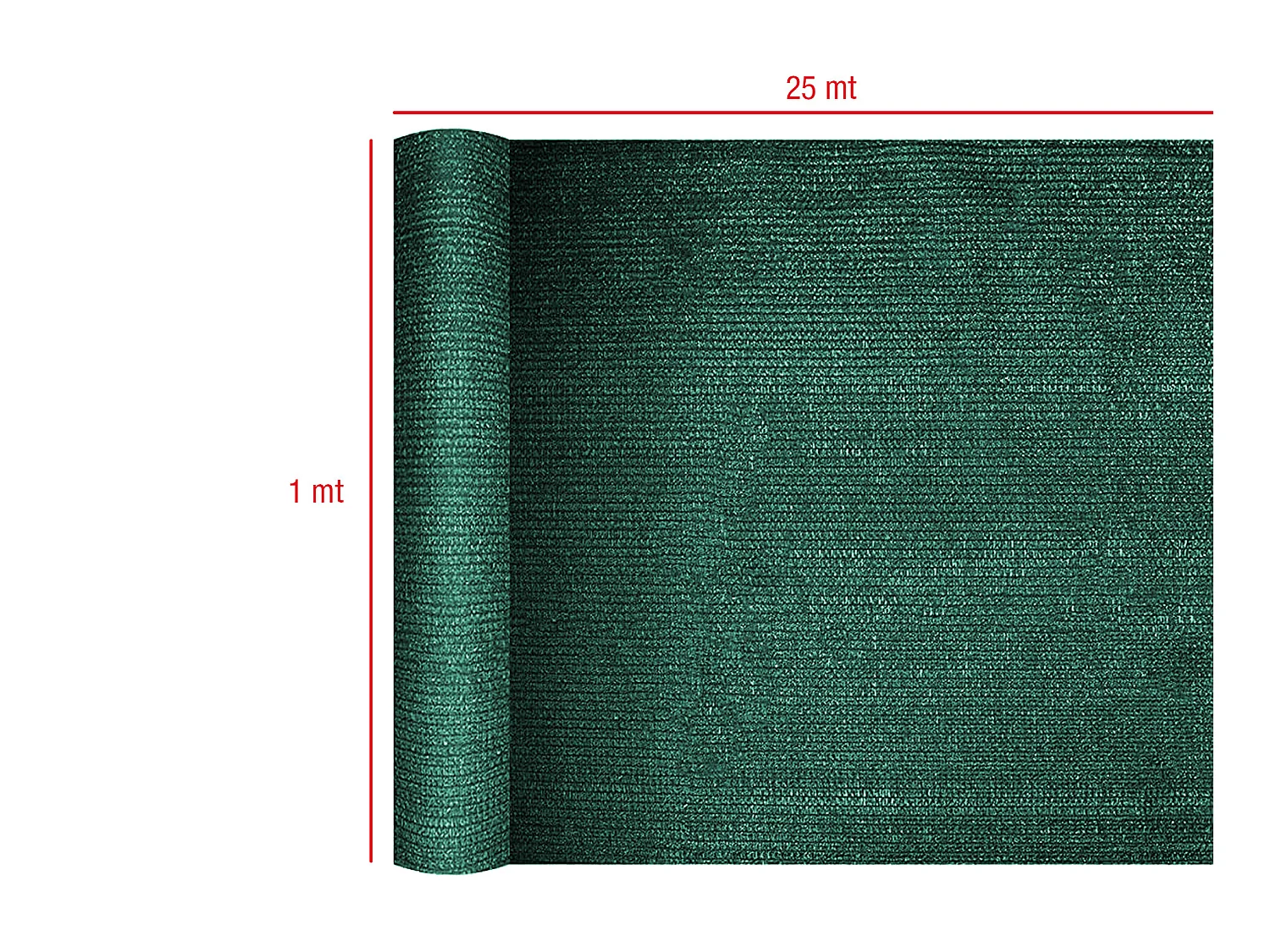 Quebra-ventos Rede de sombreamento 90% Windbreak Jardim verde 1x25 m